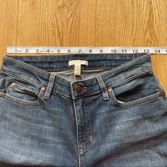 NWT  Eileen Fisher High Rise blue Jeans - 4 - Picture 8 of 14